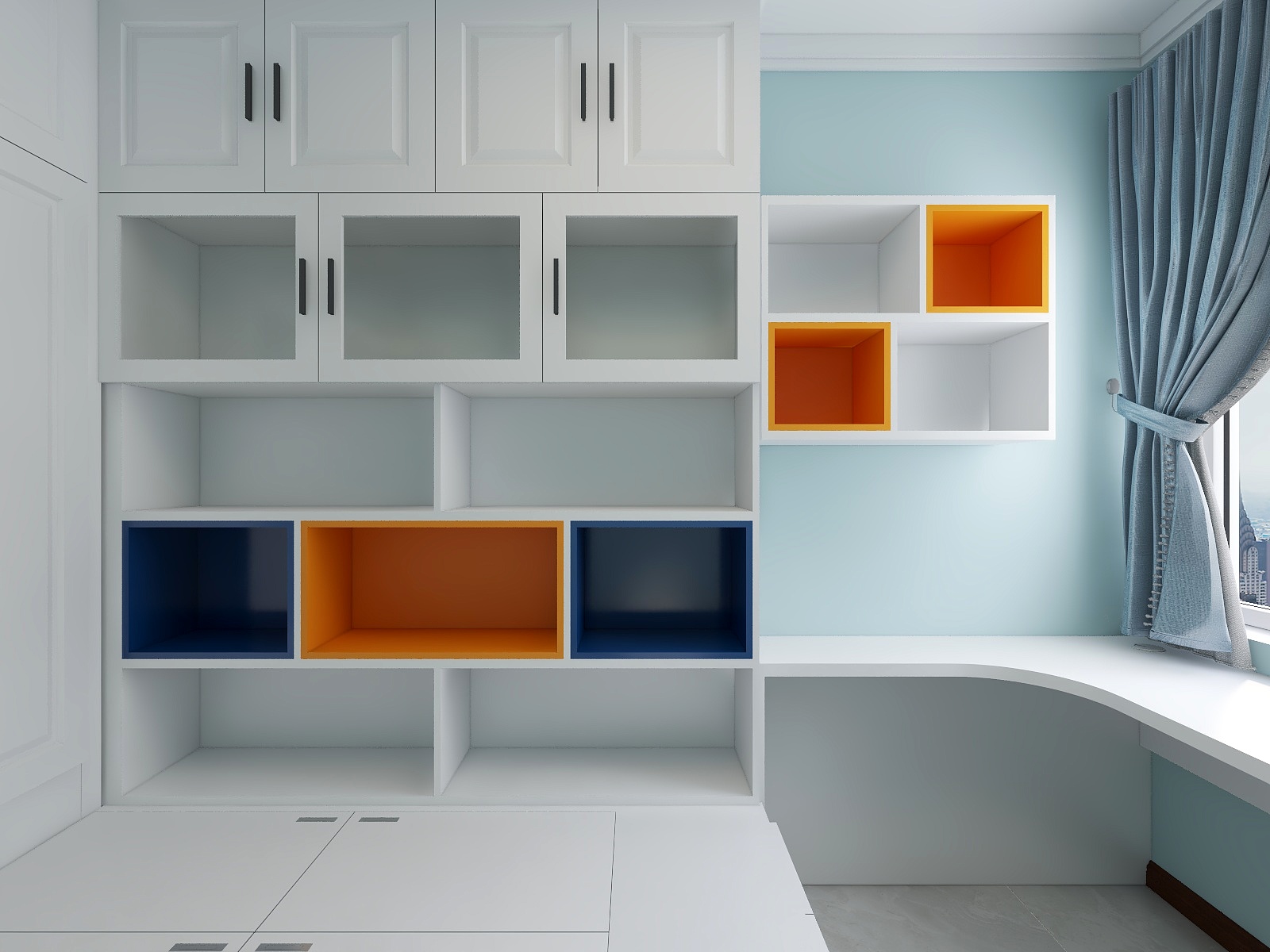 南城花己开-儿童房旧改-装修设计方案