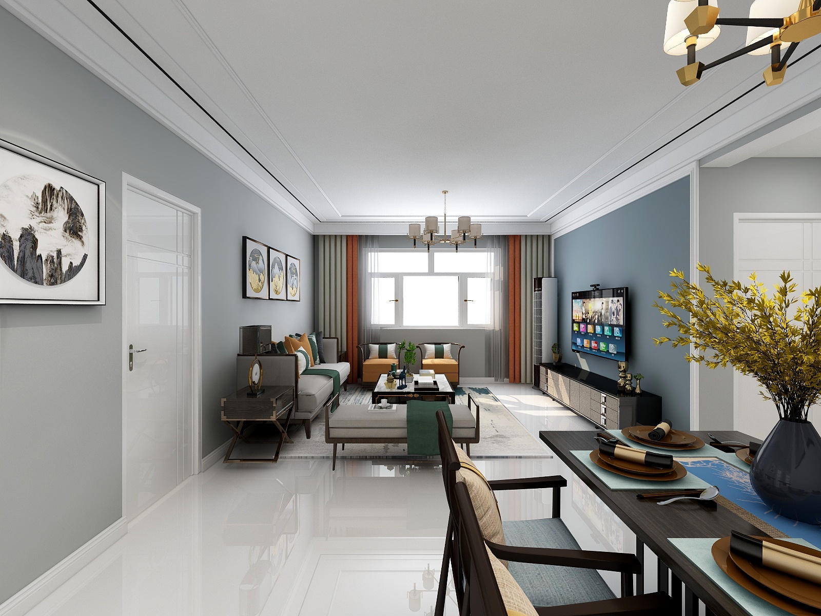 3456设计-博学苑3#1204岳姐方案-装修设计方案