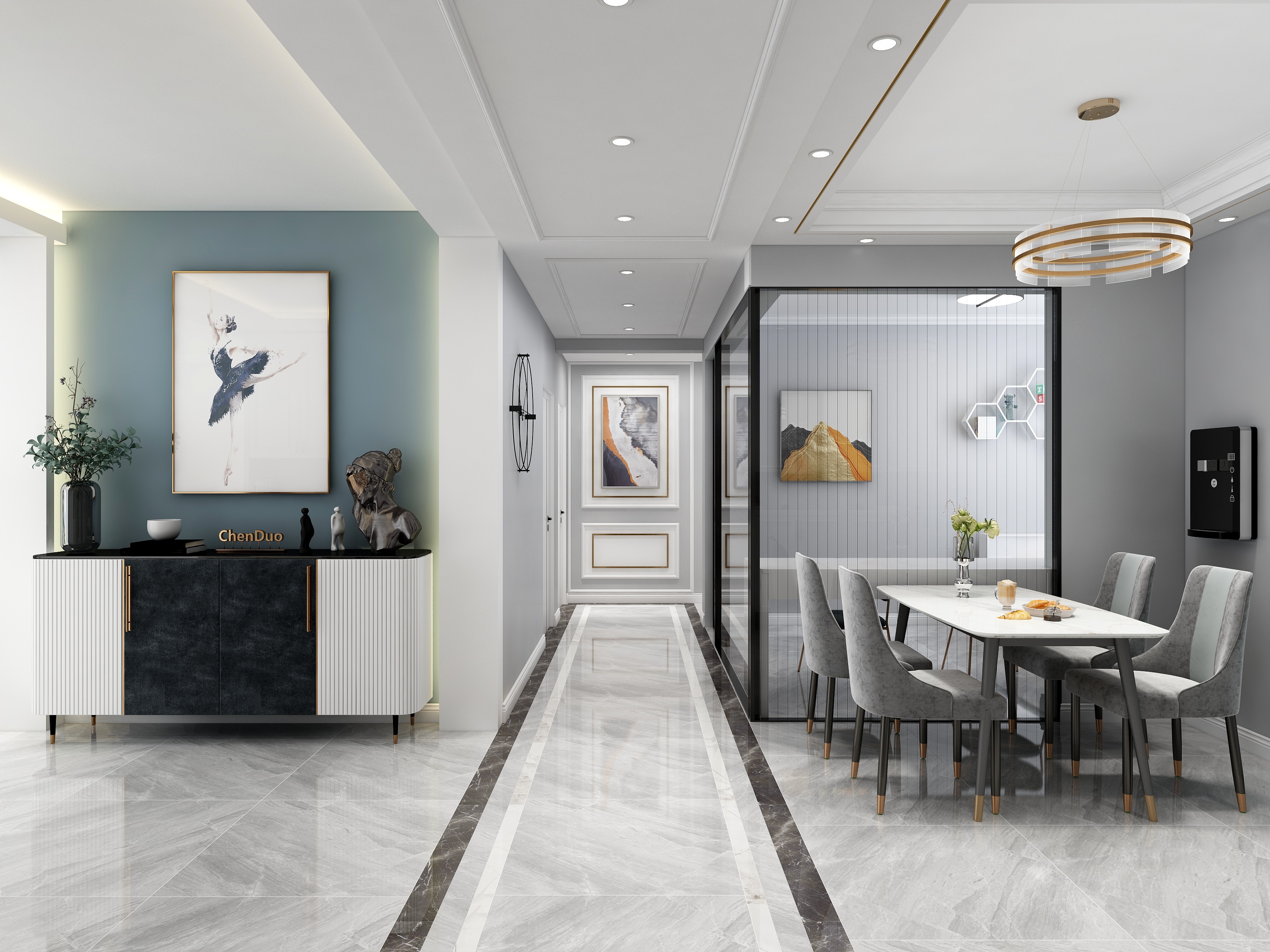 郭方圆-蓝堡湾143平米-装修设计方案