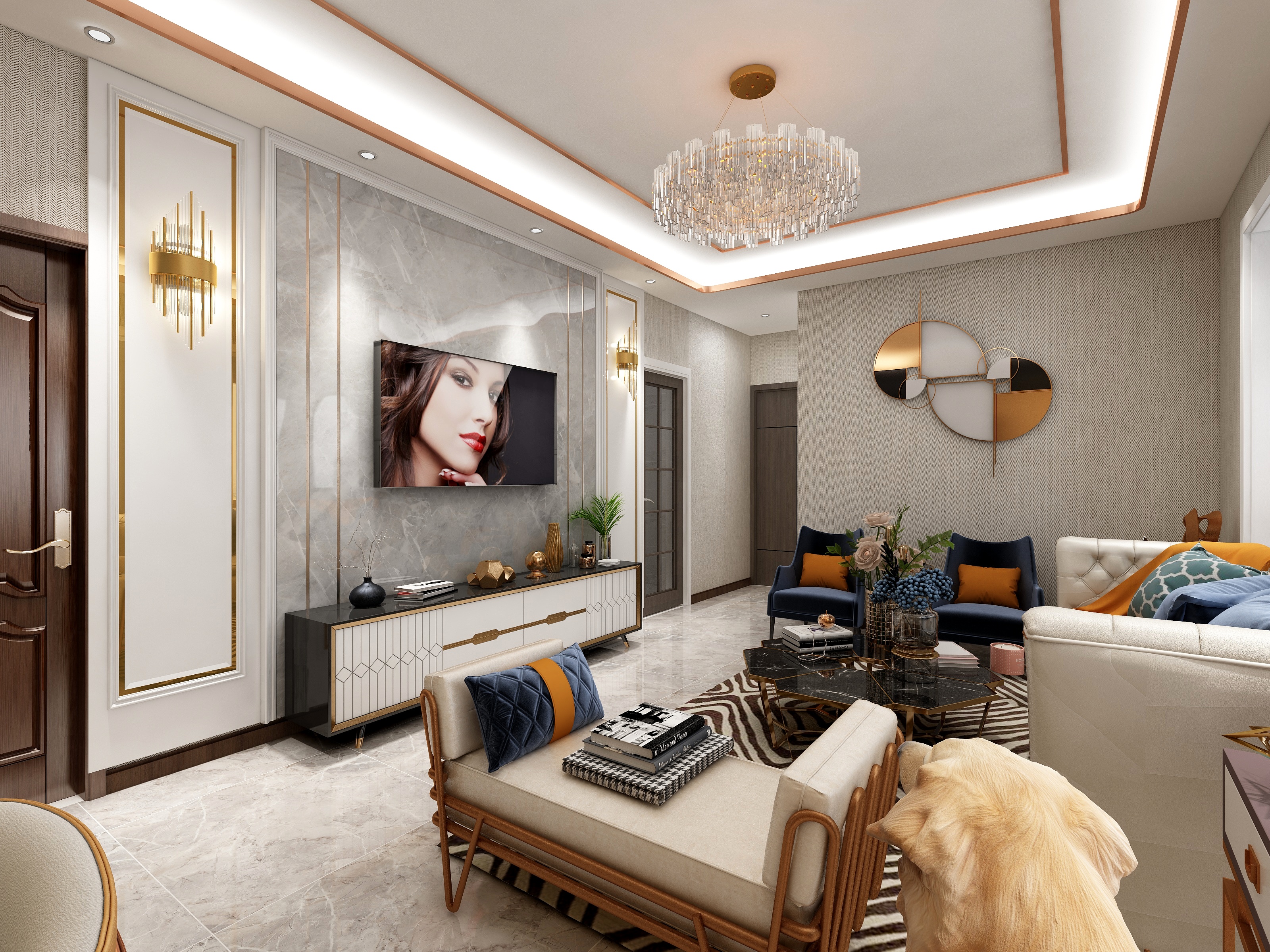 设计师囡囡-瑞和园89.50㎡B户型3室2厅1卫-装修设计方案