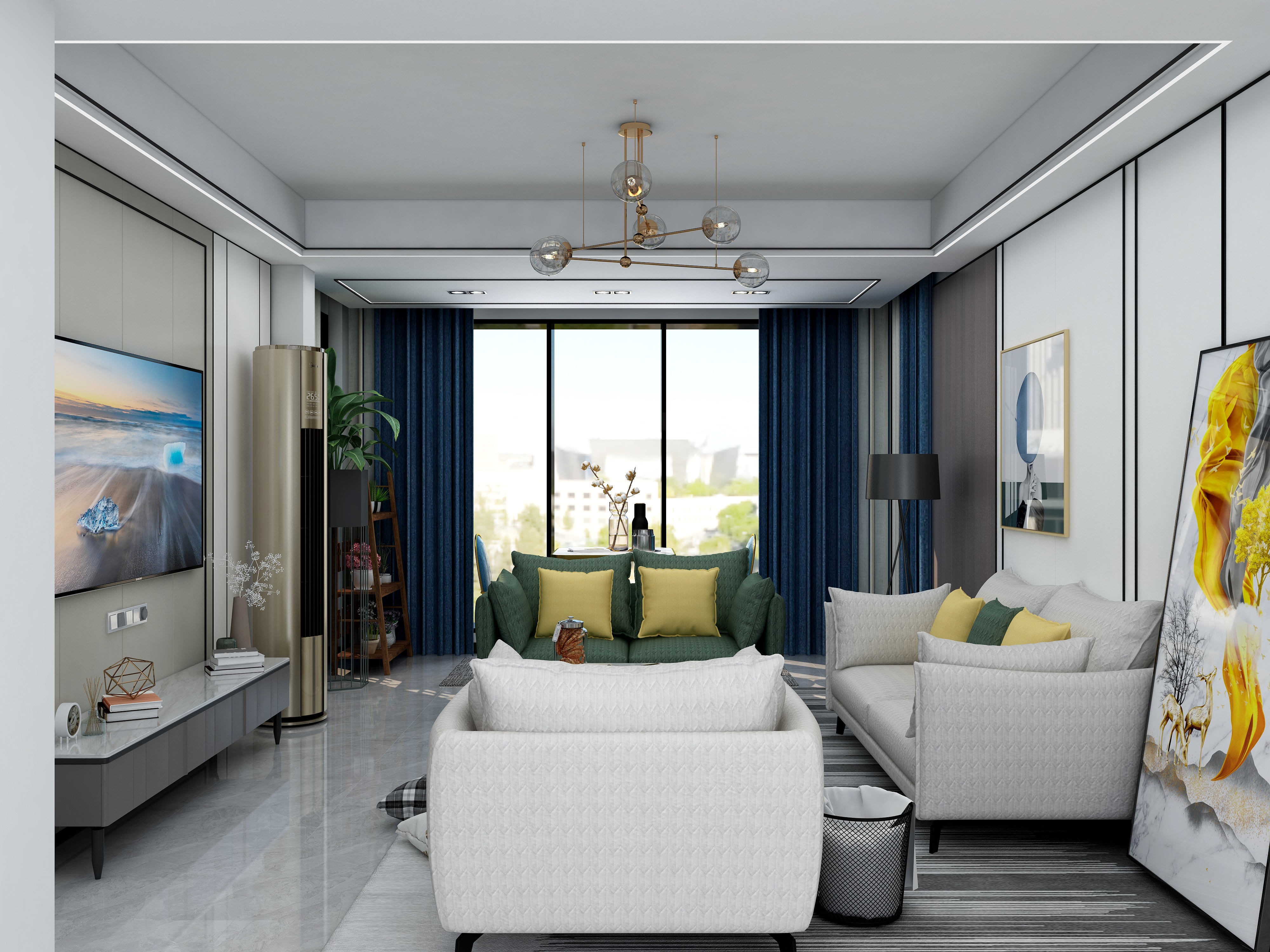 许词青-尚景名都1-2-1202  熊总 现代轻奢风格 新-装修设计方案