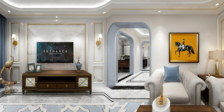 寻求不一样的生活态度11-天福名苑105-副本-副本-装修设计方案