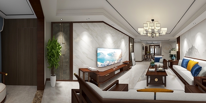 潍坊新铭鑫装饰装潢工程有限公司-巨能华府17-2-401-副本-装修设计方案