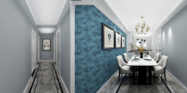 河南品秋装饰设计-越绣桂园九栋102-装修设计方案