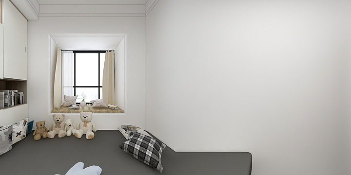 朱迪的-元礼居A2户型-简约-装修设计方案