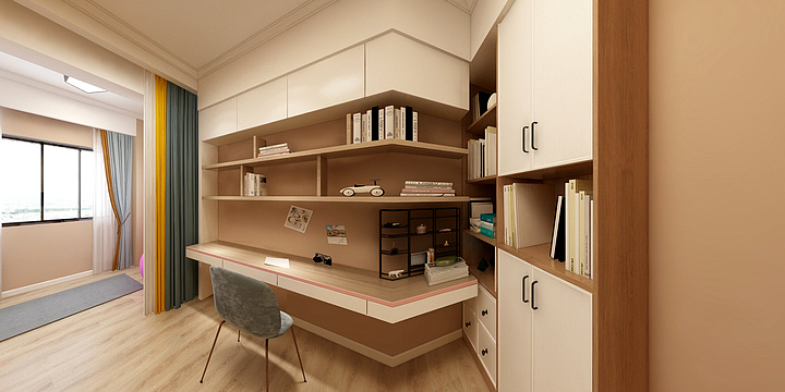 周紫燕-瑞和园89.50㎡B户型3室2厅1卫-装修设计方案