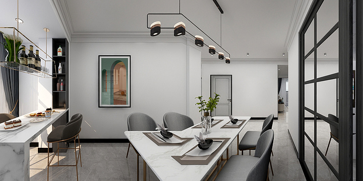 灿灿大人-林海尚城B9号楼301室-装修设计方案