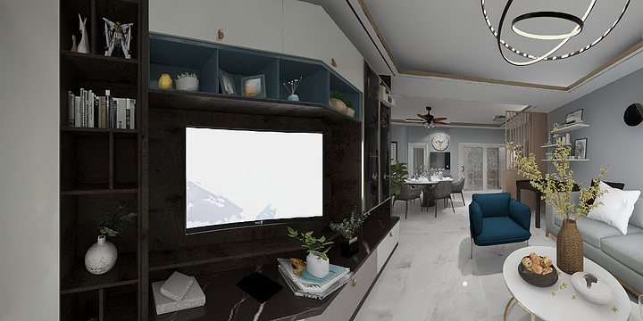 A你好我陈皓-97m²餐厅太小-装修设计方案