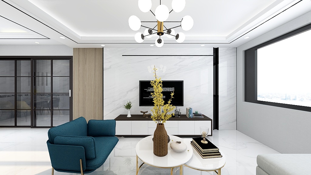 MA洋-特变森林花园99㎡两室-装修设计方案