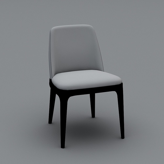 Modern chair dark (black and white) (1)