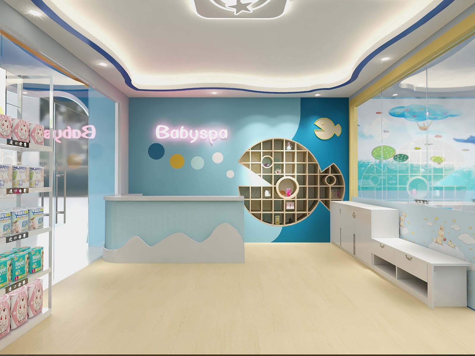 青木丿设计-母婴店效果图-副本-装修设计方案