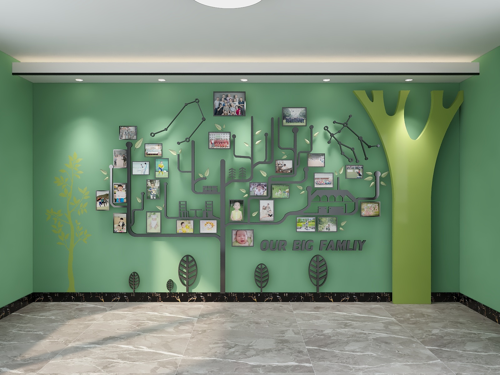 执笔墨醉今生落红尘-瑜姐-幼儿园-装修设计方案