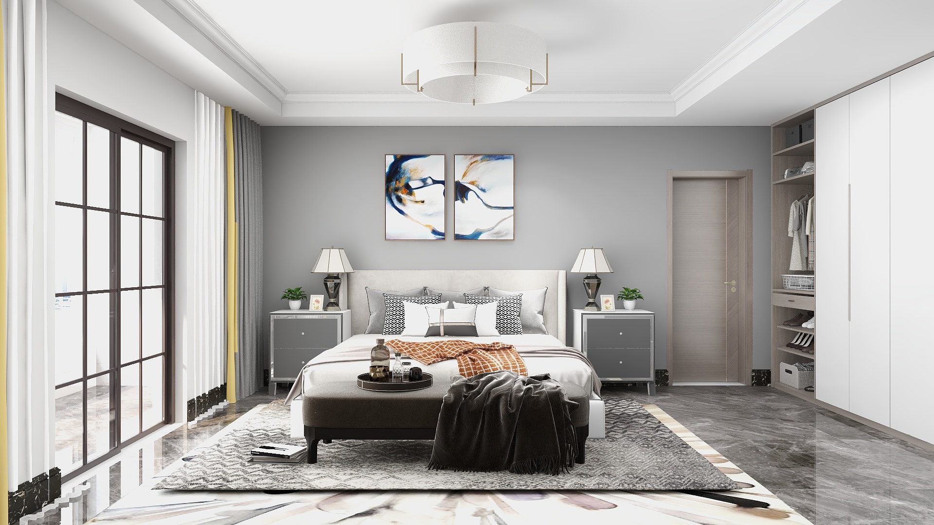 独立设计师张安-卓达明郡-装修设计方案