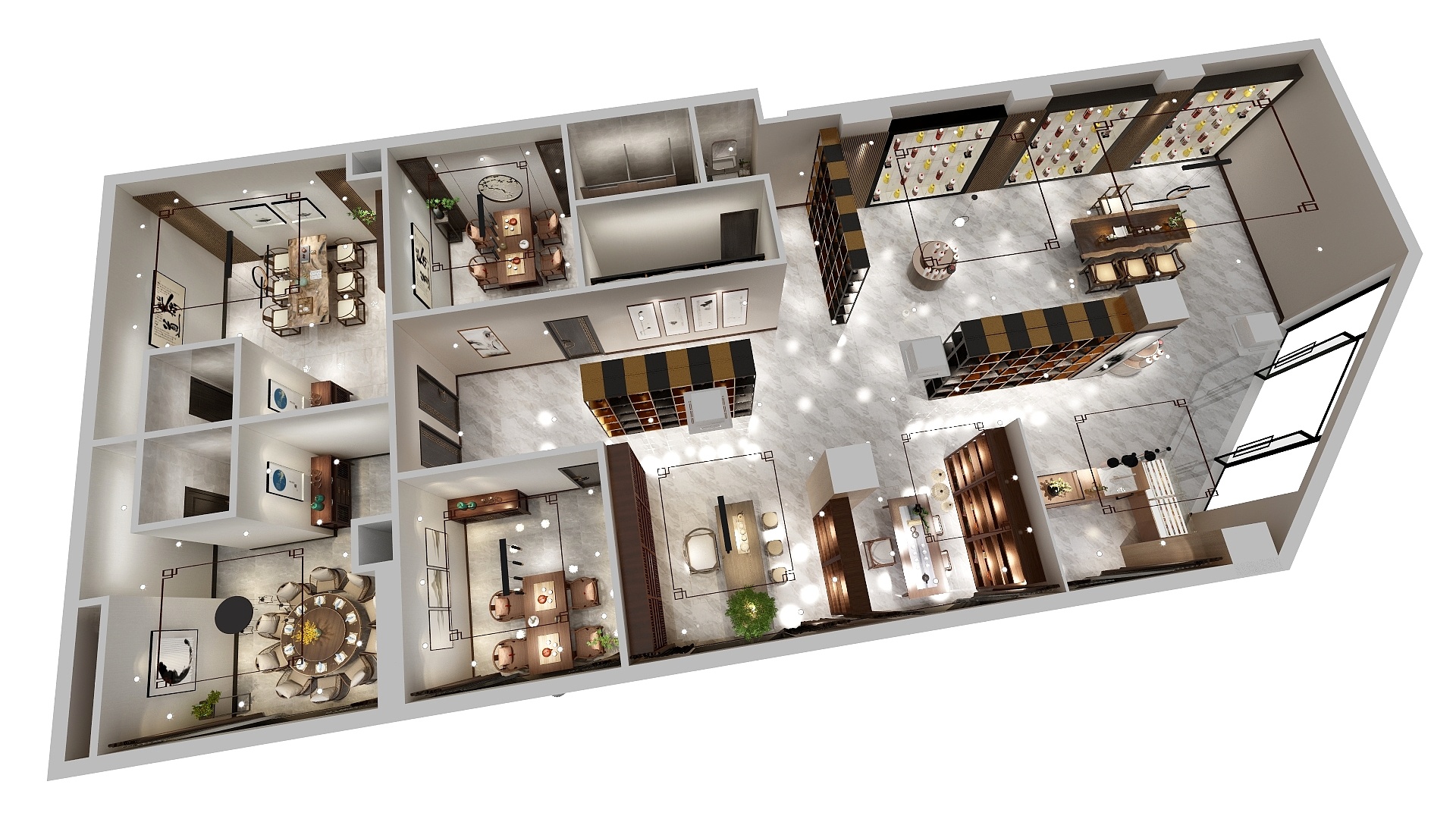 云空尘影-锦上茅台文化店最终二版-装修设计方案