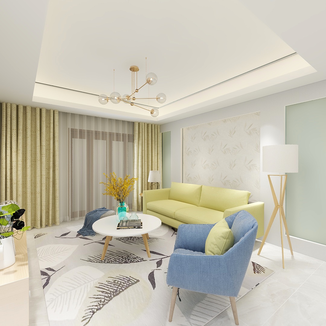 小新123-三室两厅两卫平面尺寸图-装修设计方案