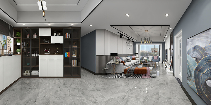 升达集团PDfr-现代简约风格A-装修设计方案