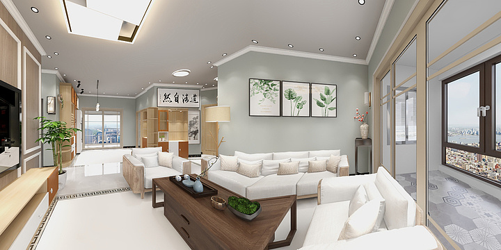 百佳定制-丽港新天地6-502-装修设计方案