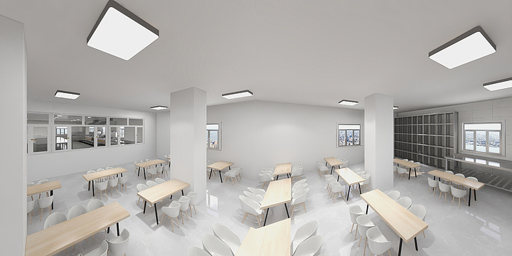 小小设计师小张-四环食堂-装修设计方案