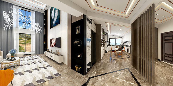 YM_空间-奢与墅-装修设计方案