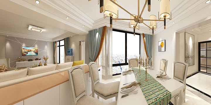 四川瑞城锦建筑工程有限公司-仁湖花园八期5-25-4-刘哥雅居-装修设计方案