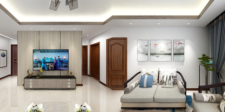 设计森先生-加州小镇120-装修设计方案