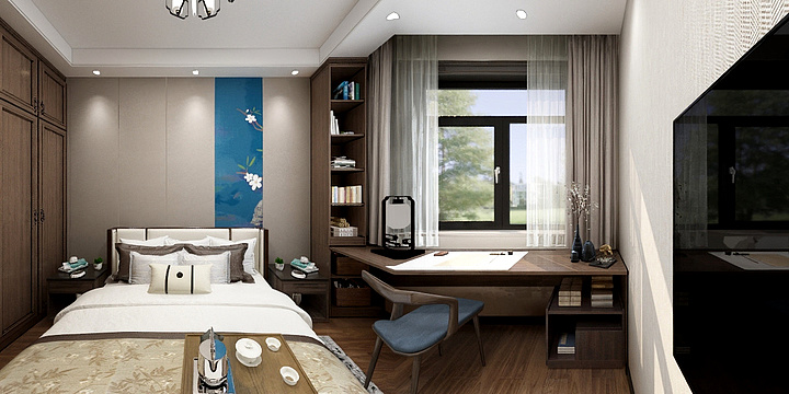 交换空间GJ-云熙谷6栋3楼-改3-装修设计方案