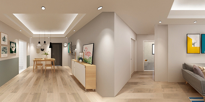 成都小周姐装饰设计-鹭湖宫8区E组团-装修设计方案