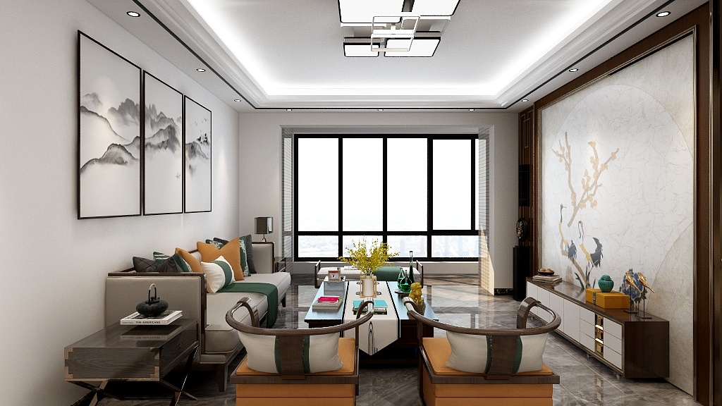 梵墨装饰设计-富锦湾13栋2803-装修设计方案