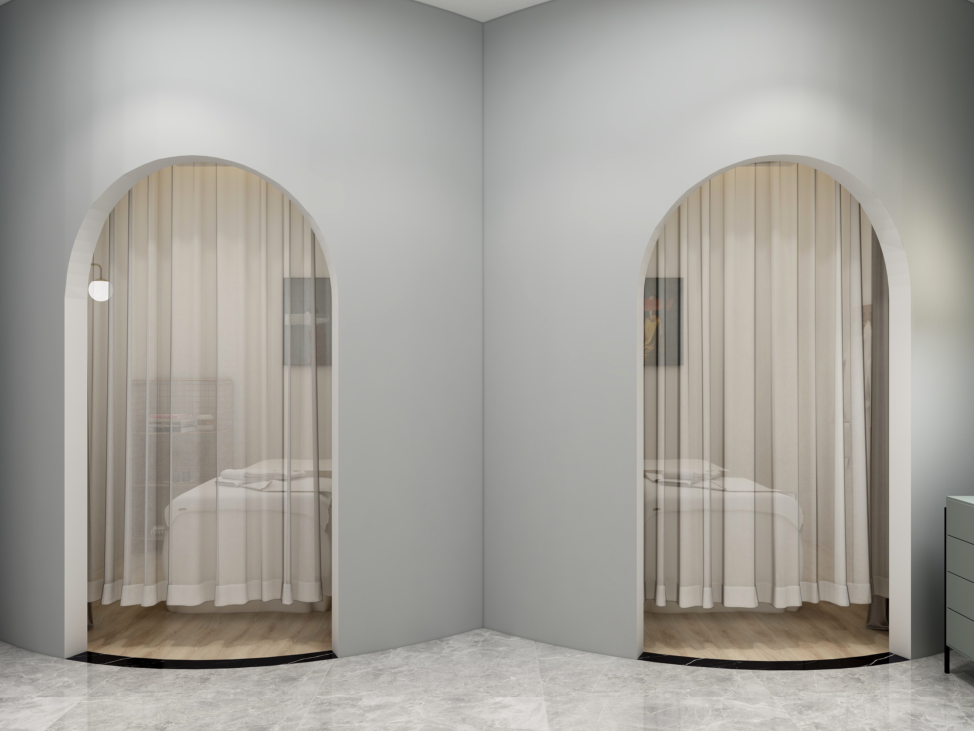 袁春生-38平美容养生店装修效果图