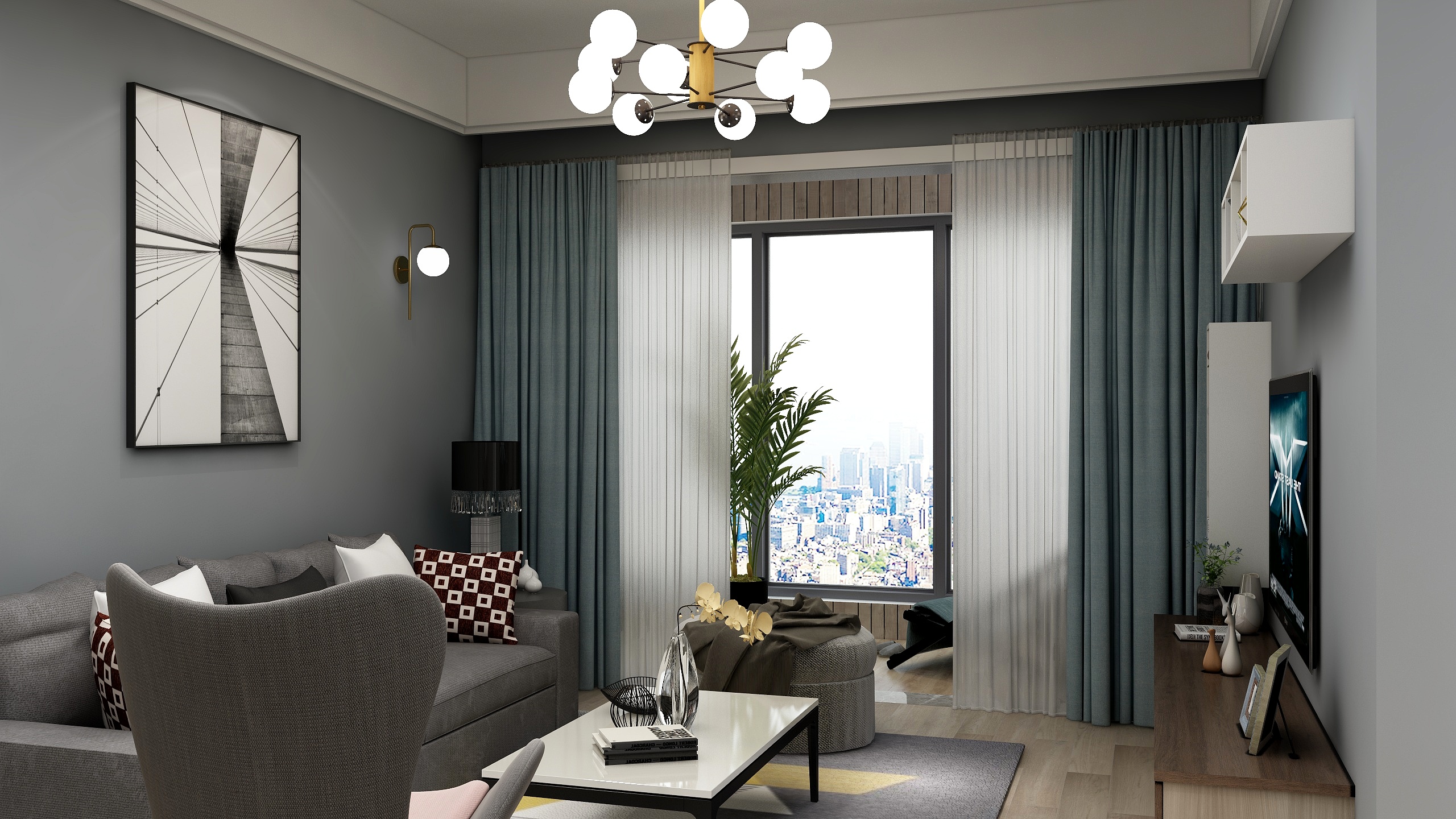 沮渠蒙逊-孝感鼎观4-1806-装修设计方案