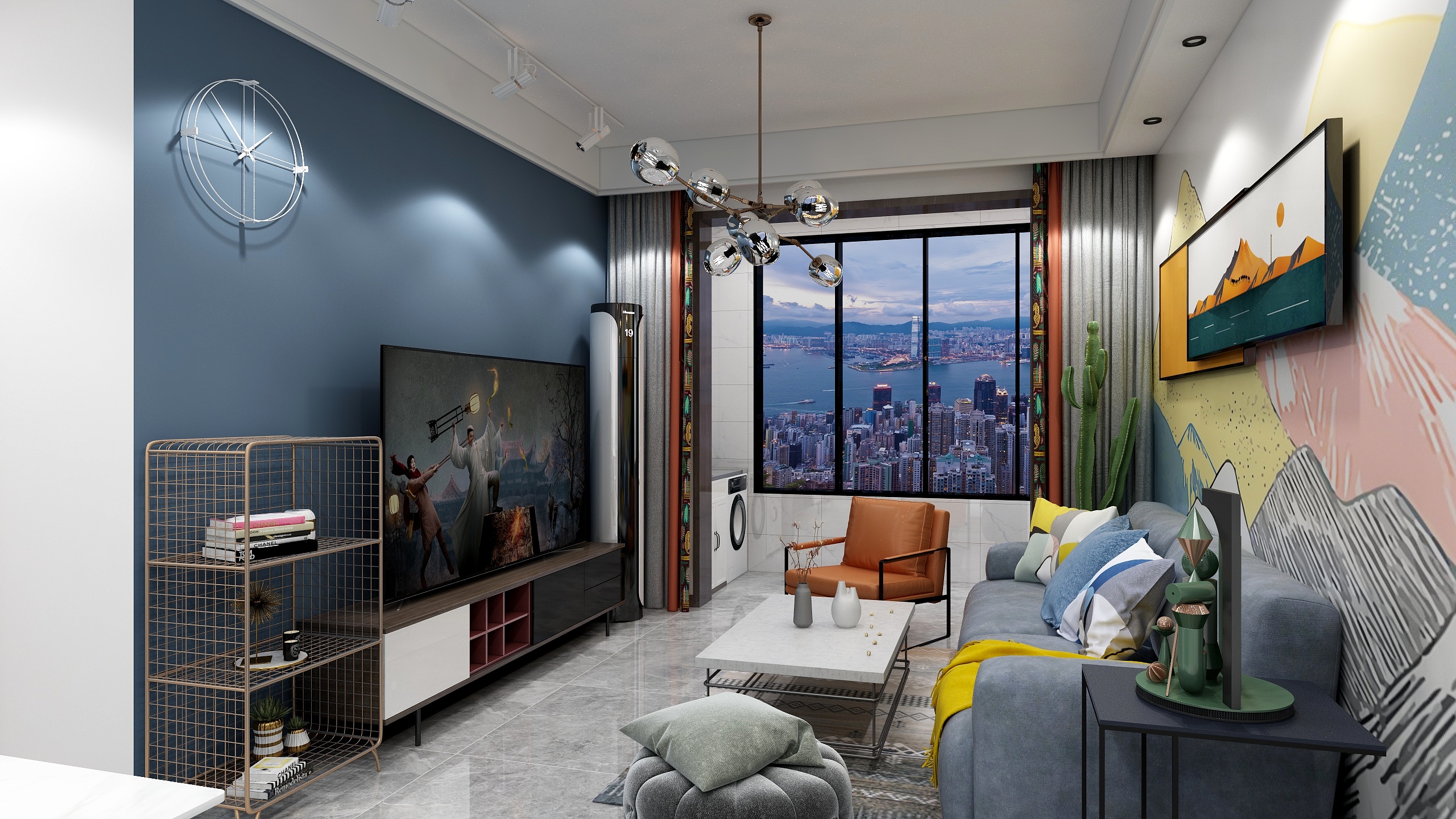 圣达设计-嘉实城中间户-装修设计方案