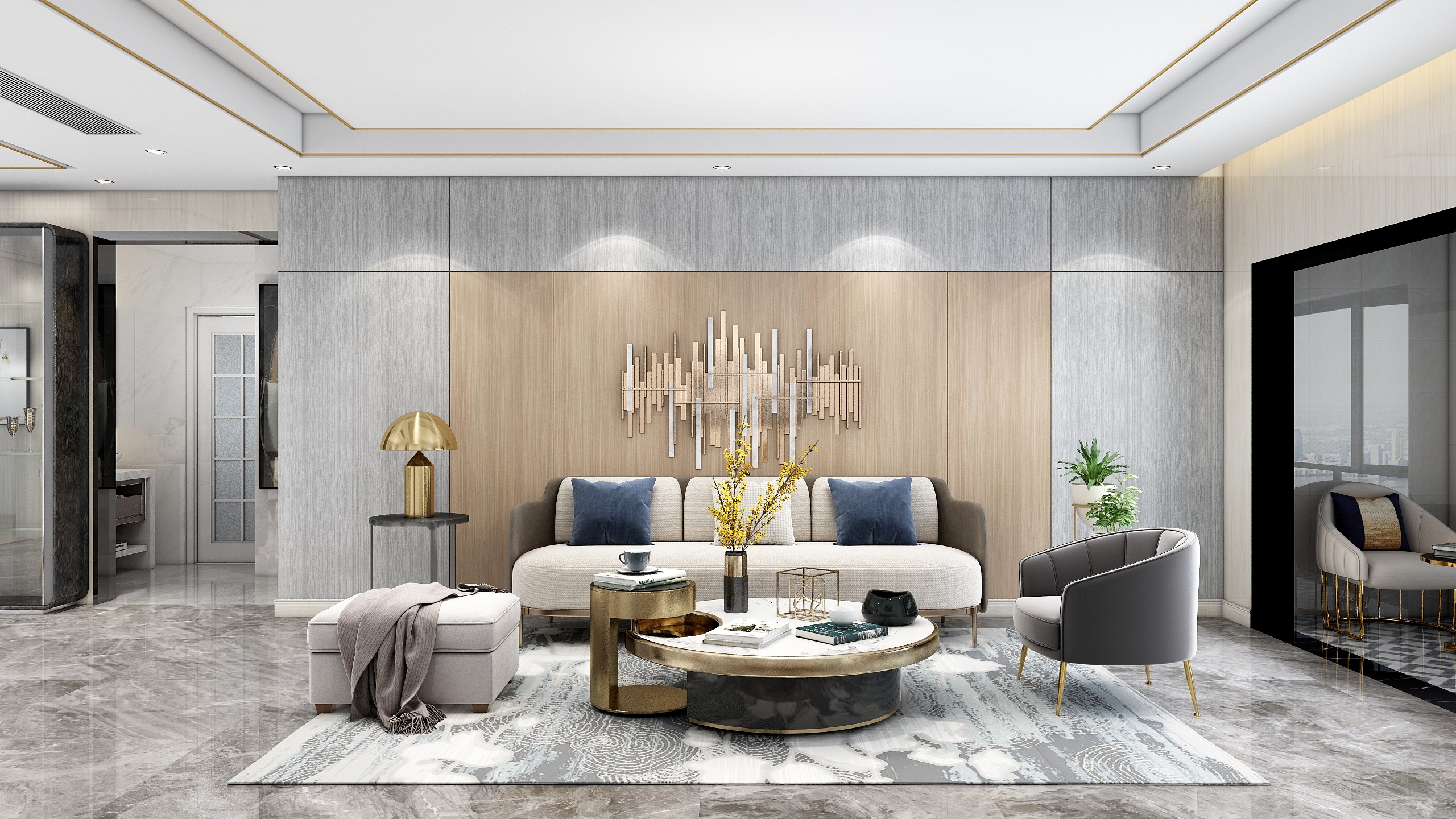 效果图zhishu-【轻灰带暖】现代轻奢风-装修设计方案