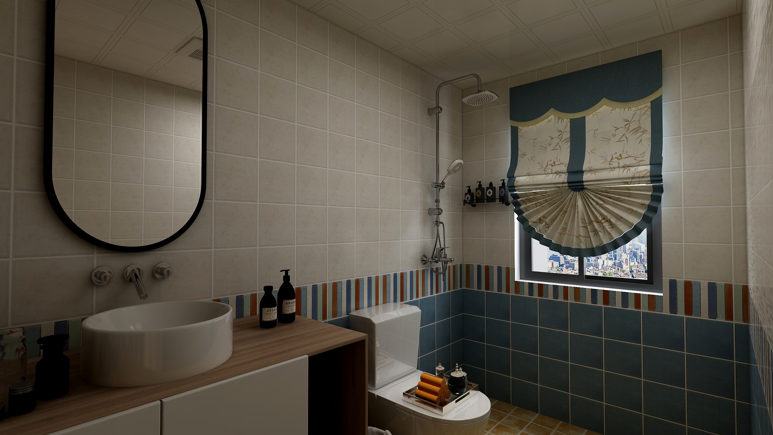 与杉设计工作室-鹿城府效果图用-装修设计方案