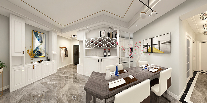 禾屿空间美学-时倾-盛世佳苑-装修设计方案