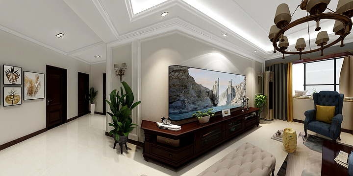 獨菰殇-鹿鸣花园-装修设计方案