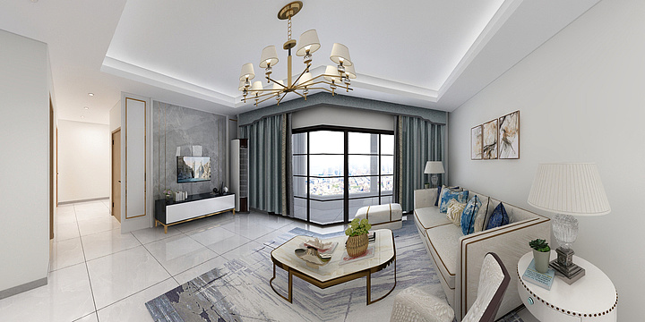 登超装饰-新浦云熙府效果图-装修设计方案