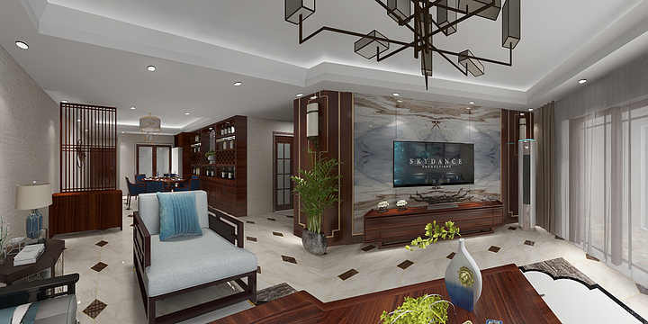 定制家居一一盛-骏马山庄B1-802康生-装修设计方案