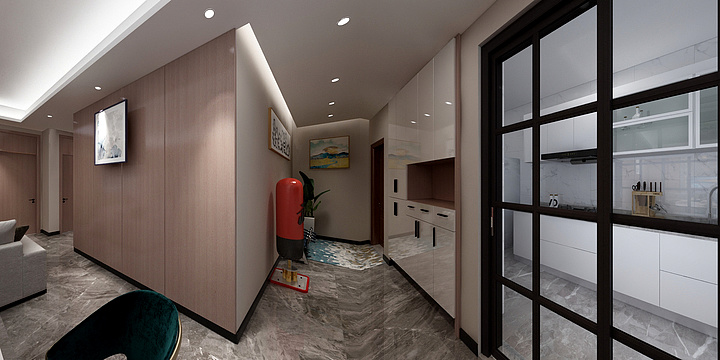 景程居舍装饰设计-一号大院赵-装修设计方案