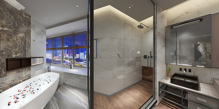 梁小锋-千灯湖一号-卫生间效果0617R1.0-装修设计方案