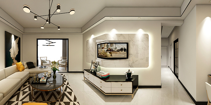 家装设计师668-阳光・世纪风景四室-装修设计方案