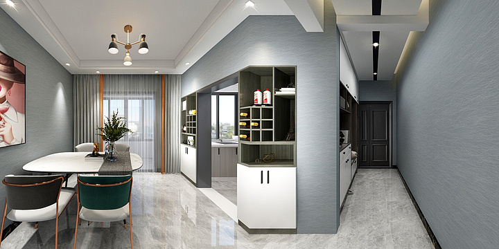 设计师iCEL-滨江汇三栋一单元6楼谭总.dwg-副本-装修设计方案