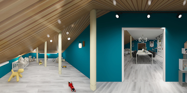 车小姗-阁楼-装修设计方案