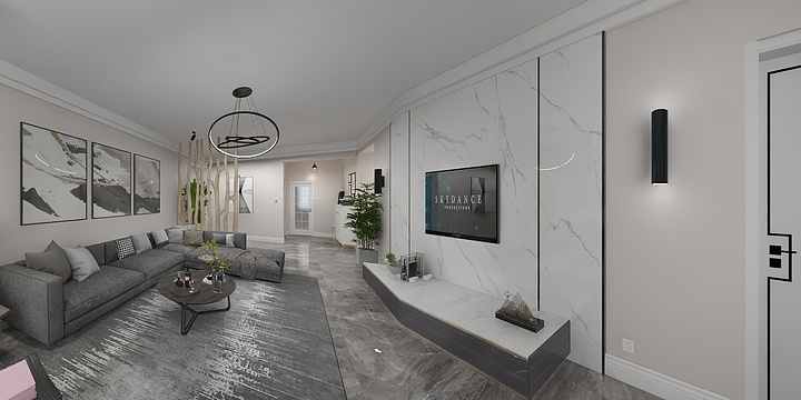 全案设计师张波-老家房子第二层-装修设计方案