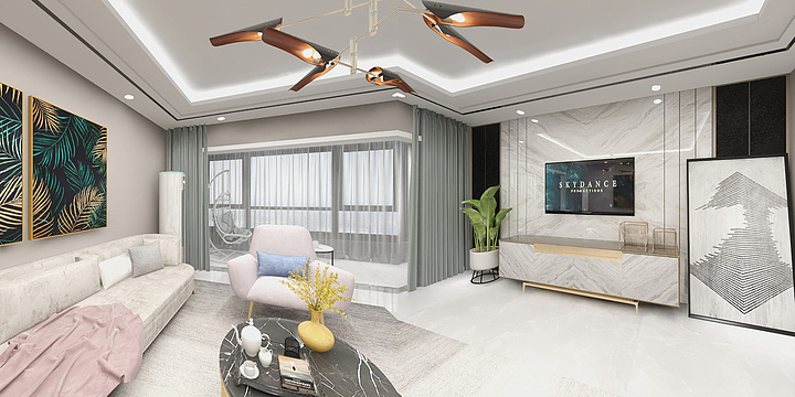 Thisisourlife-春天家园150效果图--装修设计方案