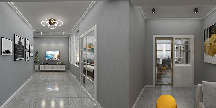 冰点云图-时尚简约-装修设计方案