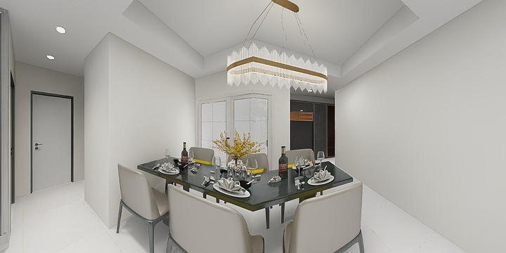 138****3661DVRF-金科三期24栋10-9号户型-装修设计方案