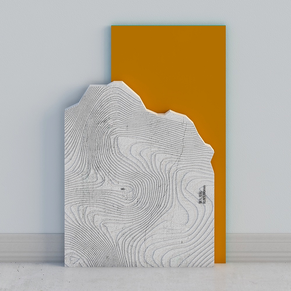 背景板3D模型