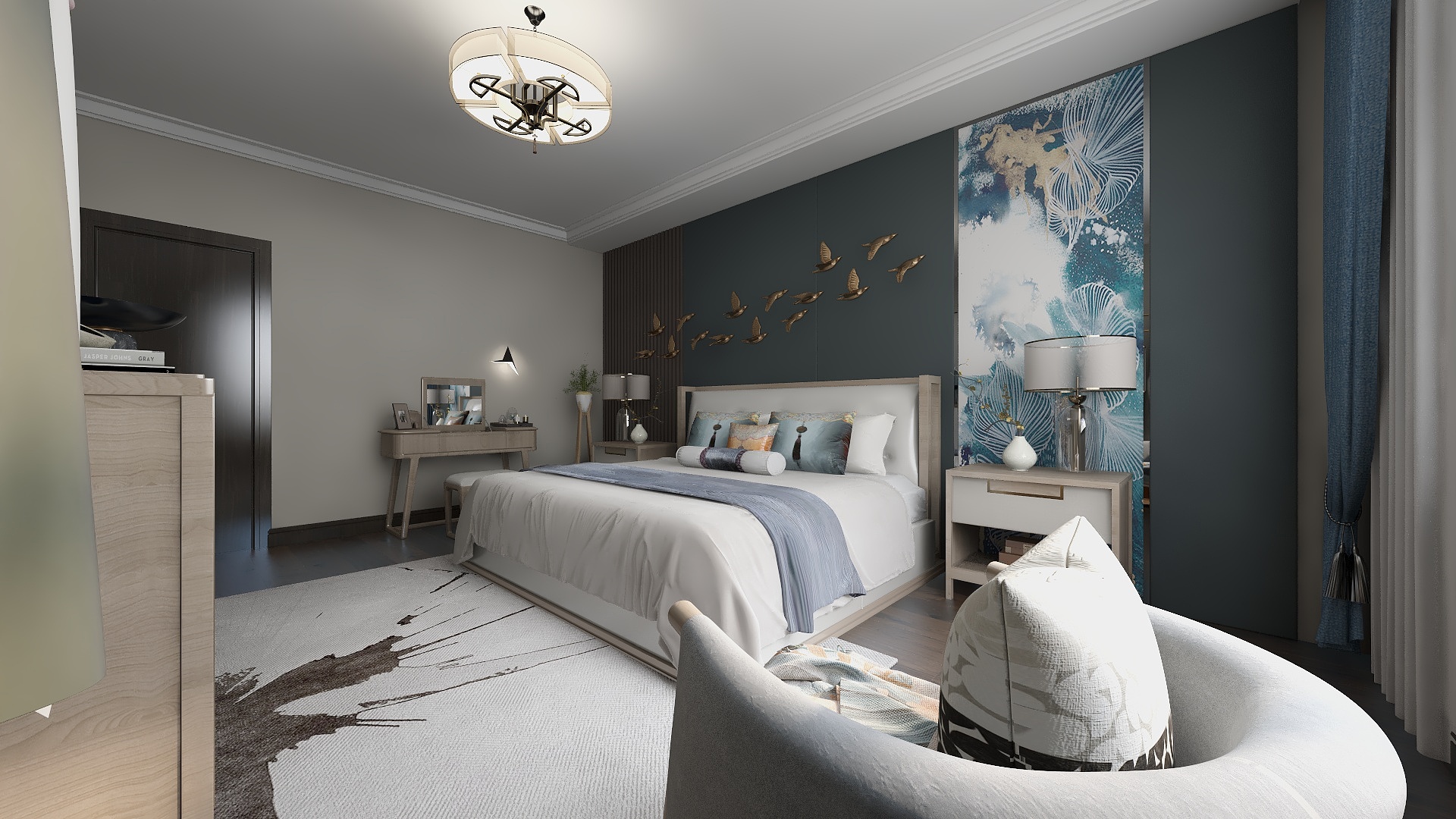 Sandy_F-跃层-装修设计方案