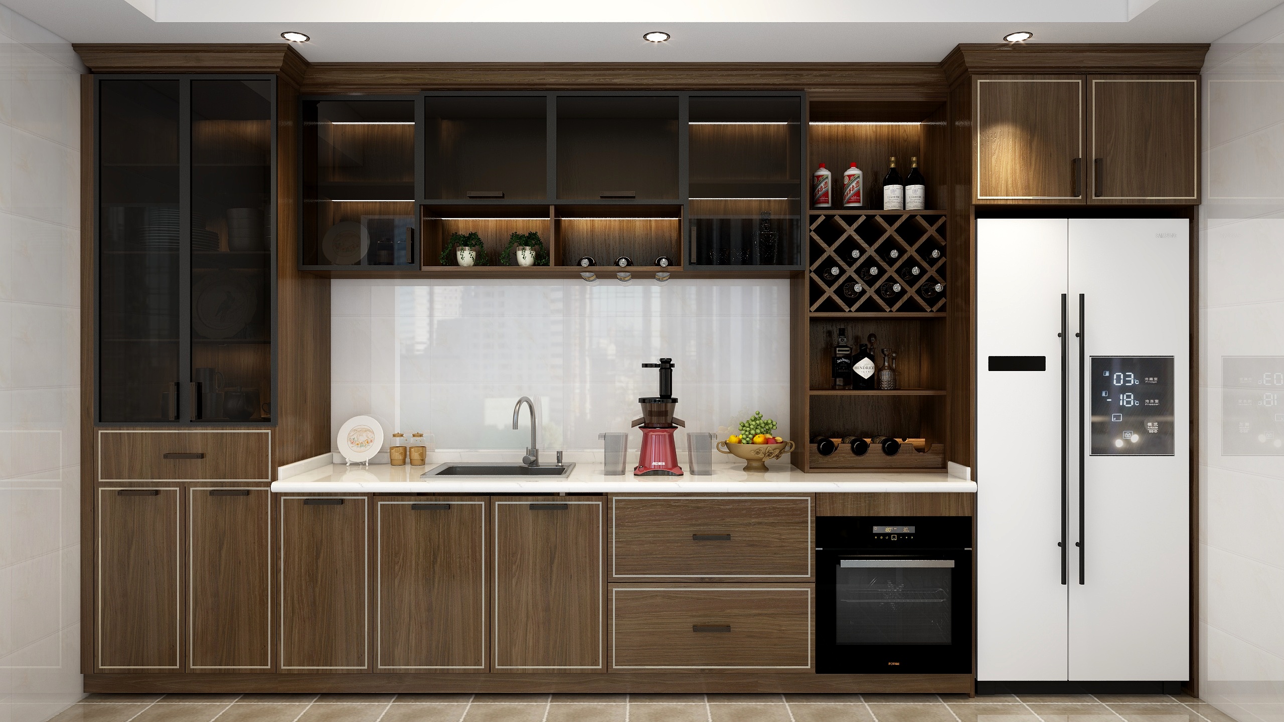 纬度设计邱旭明-定制衣柜效果-装修设计方案