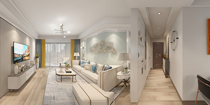 合肥设计师海青-海顿公馆-装修设计方案